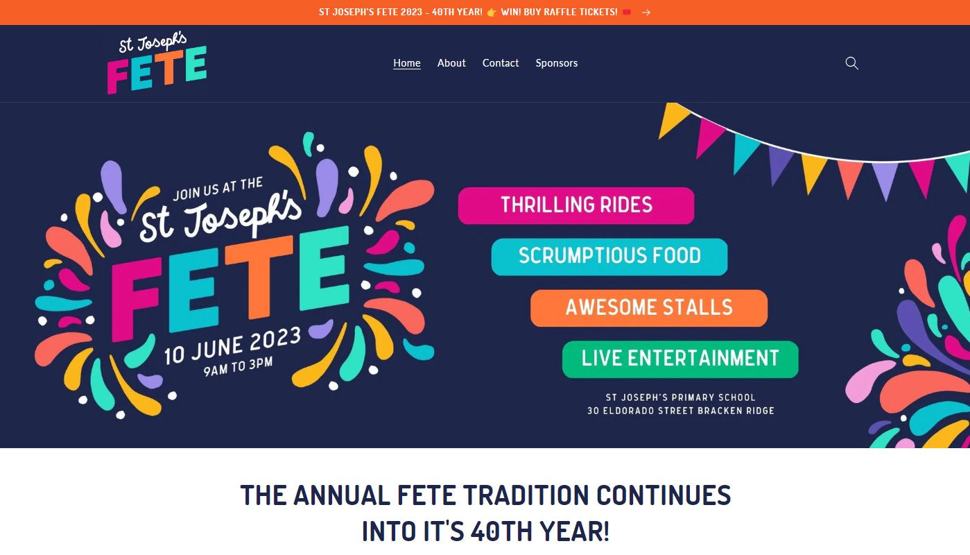 St Joseph's Fete Website