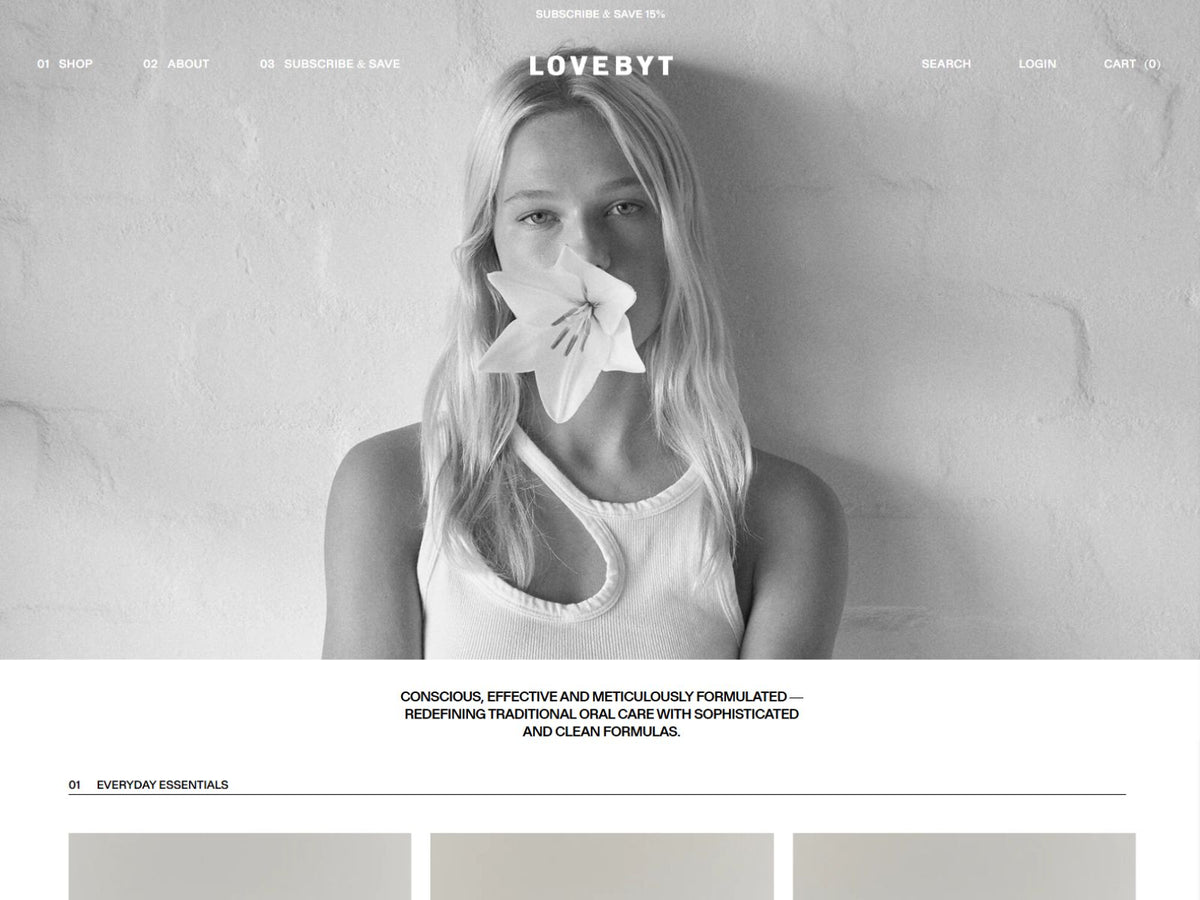 Lovebyt Shopify store